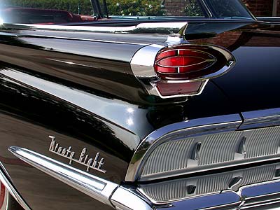 '59 Olds 98 rear detail